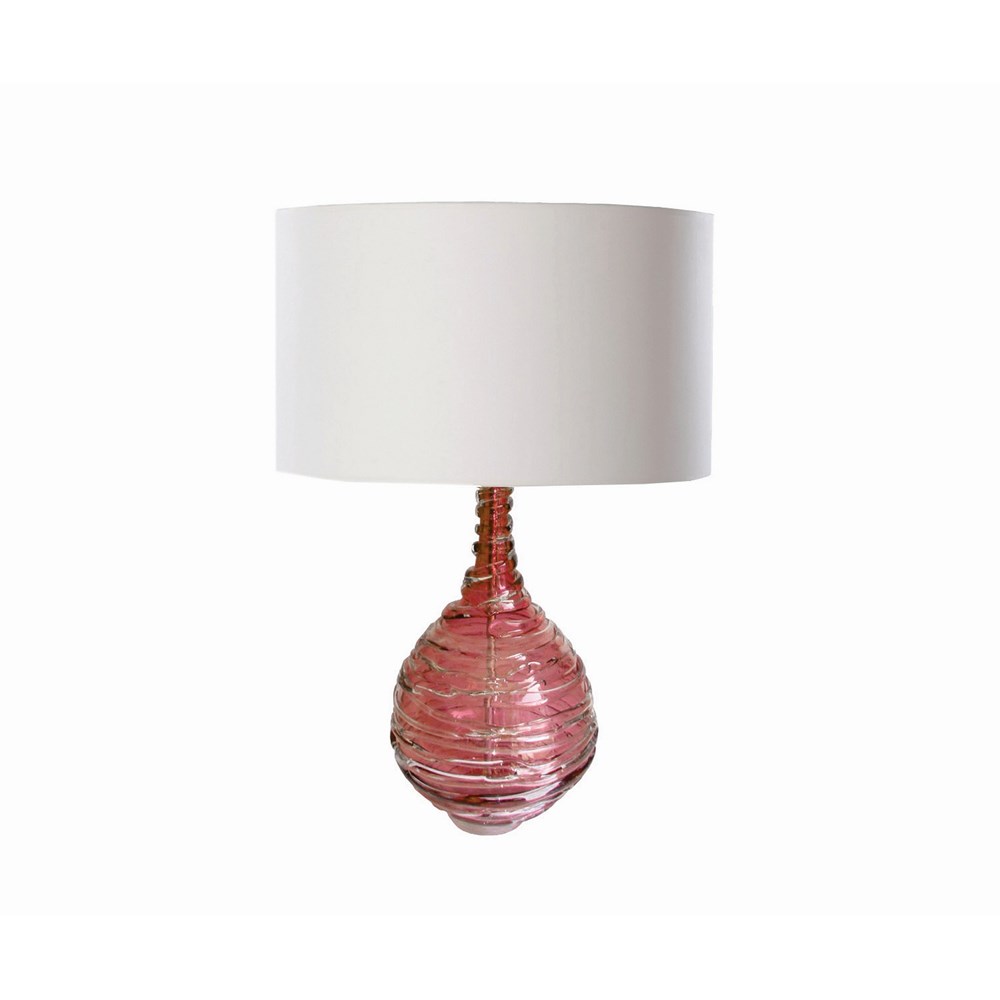 Matilda Crystal Glass Lamp by William Yeoward in Aurora Red